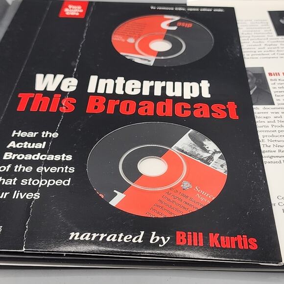 We Interrupt This Broadcast Relive the Events That Stopped Our Live & 2 CDs HC - Picture 15 of 16